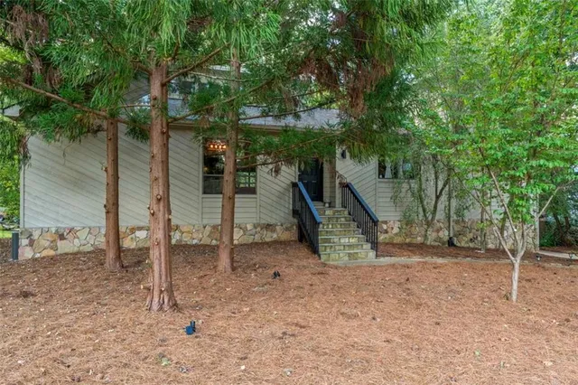 a view of outdoor space and entertaining space