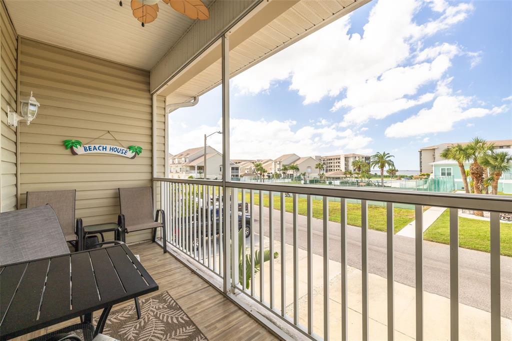 8246 Aquila Street Port Richey, FL 34668 - Photo 14 of 43 a view of a balcony with furniture