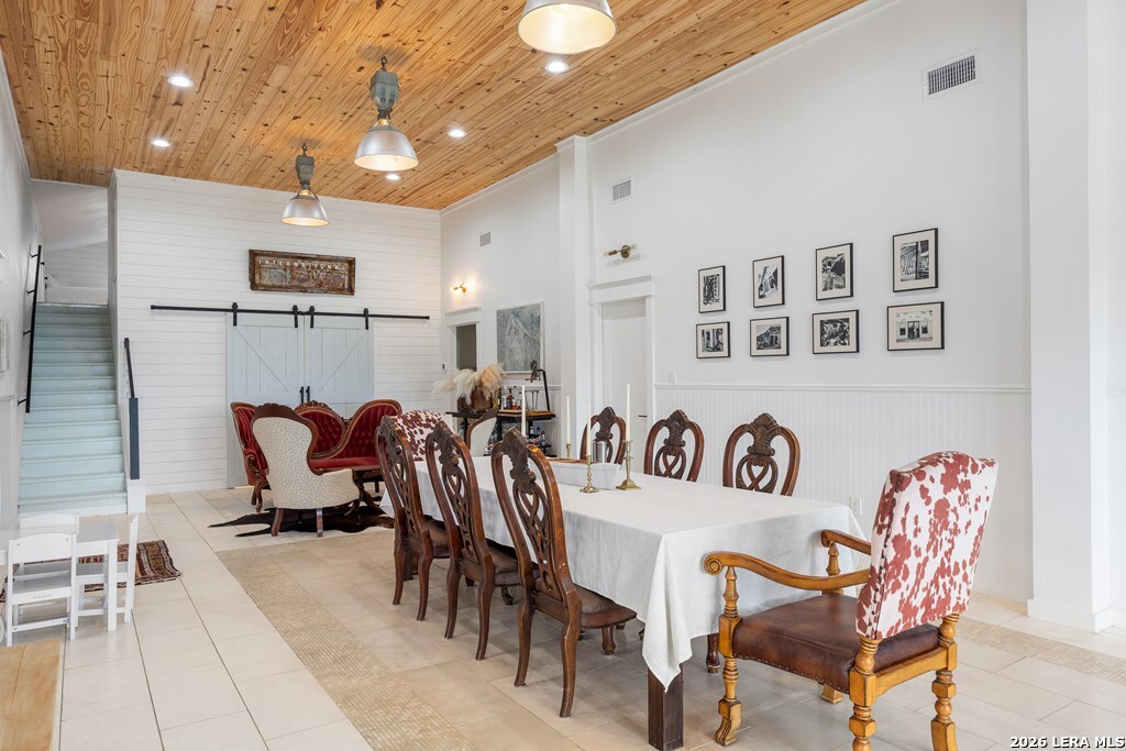 121 Simpson Road Comfort, TX 78013 - Photo 12 of 44 a view of a dining room with furniture