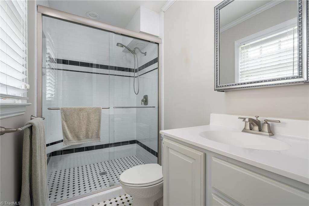 600 Rockford Road Greensboro, NC 27408 - Photo 16 of 35 Updated primary bath