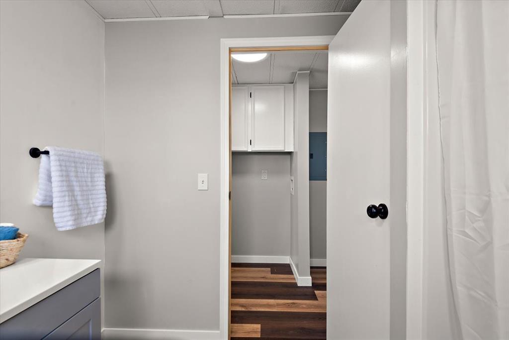 37155 East Jones Road Yoder, CO 80864 - Photo 14 of 48 a bathroom with a sink and mirror