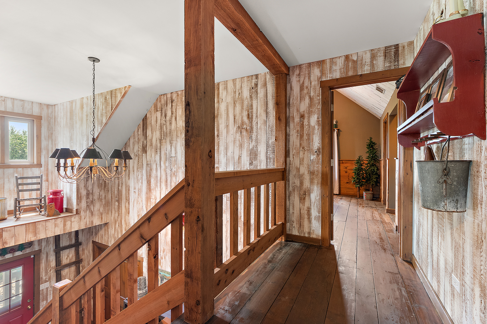 7860 West Steger Road Frankfort, IL 60423 - Photo 33 of 56 a view of hallway with wooden floor and stairs