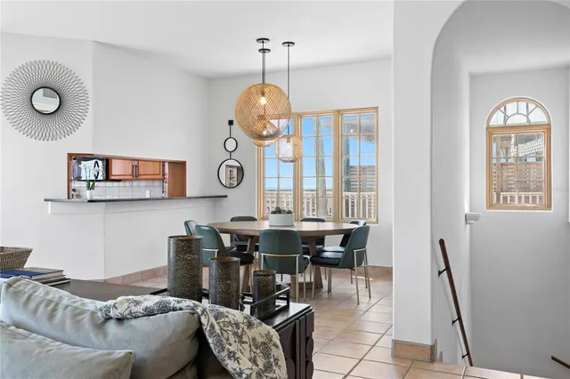 a view of a livingroom with furniture and window