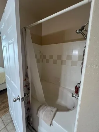 a bathroom with a sink and a tub