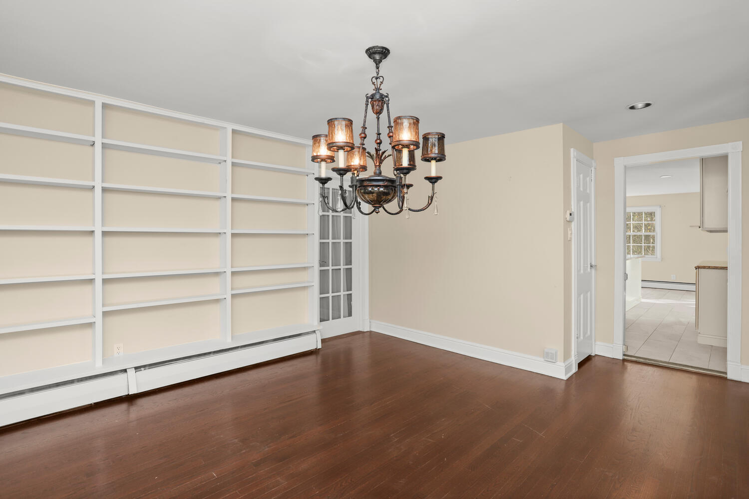 270 Smith Ridge Road New Canaan, CT 06840 - Photo 7 of 36 a view of a room with wooden floor and staircase