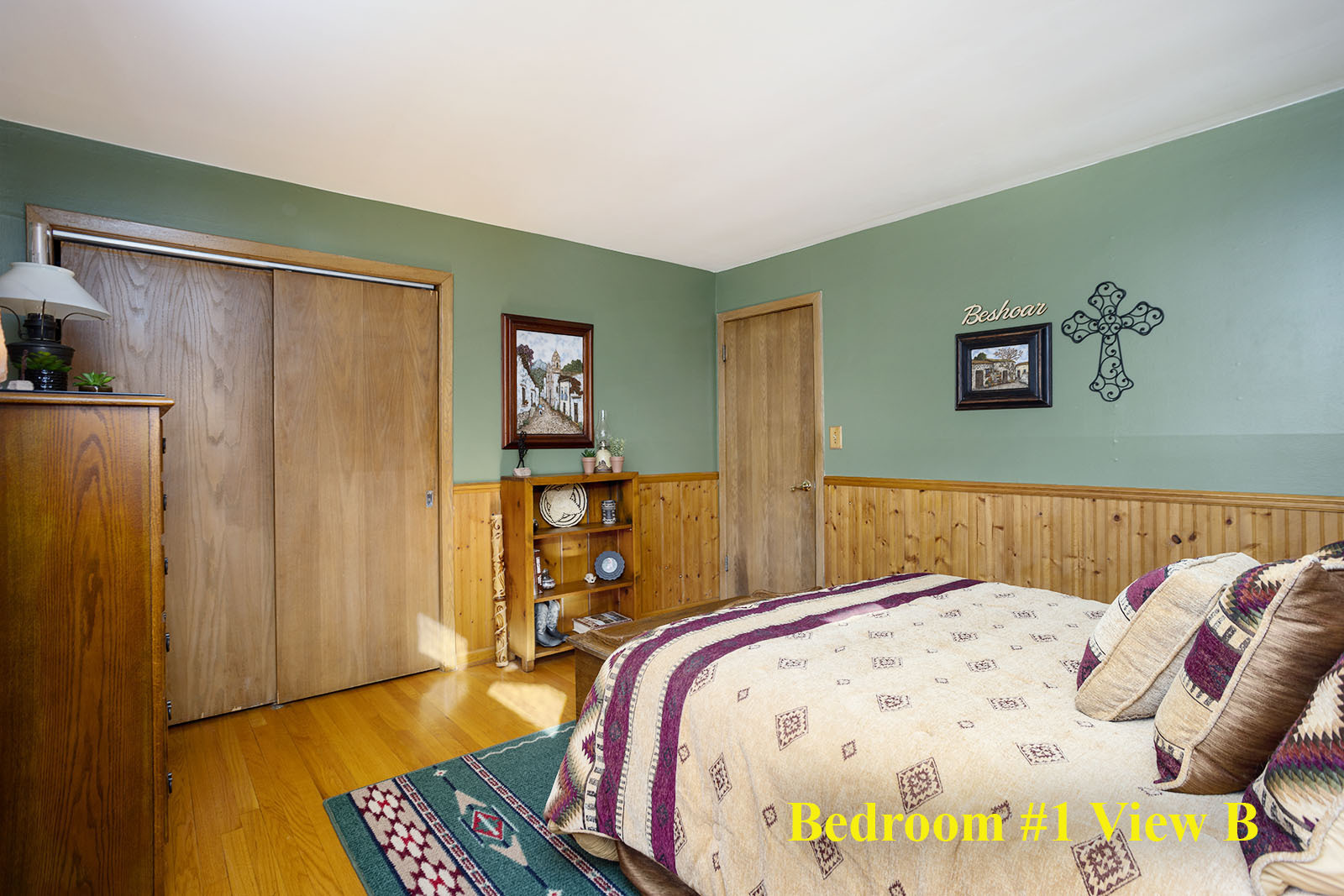 21071 North Valley Road Kildeer, IL 60047 - Photo 17 of 34 a bedroom with a bed and wooden floor