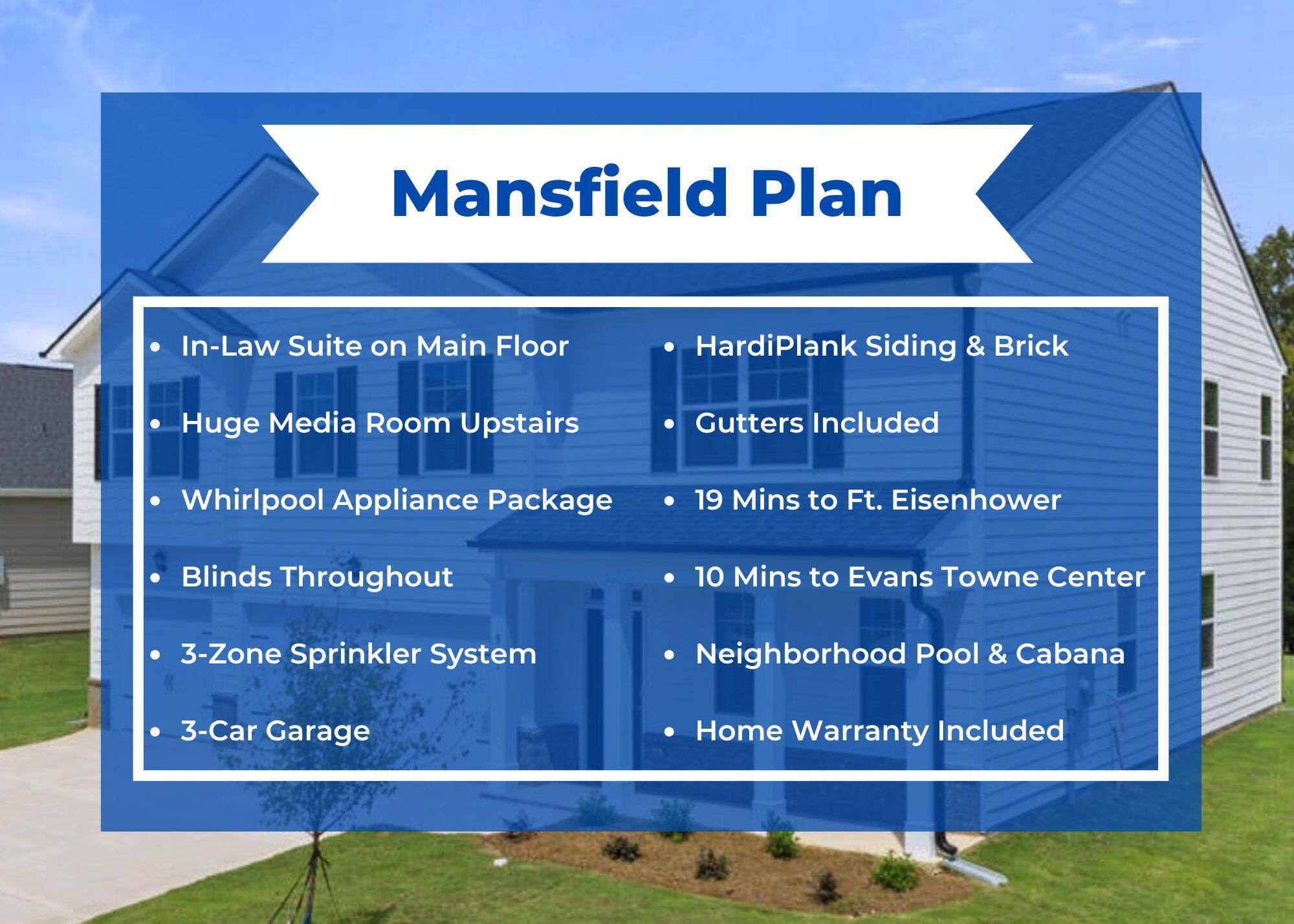 4835 Southwind Road Evans, GA 30809 - Photo 3 of 62 Mansfield Features