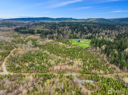 a view of lake with mountain