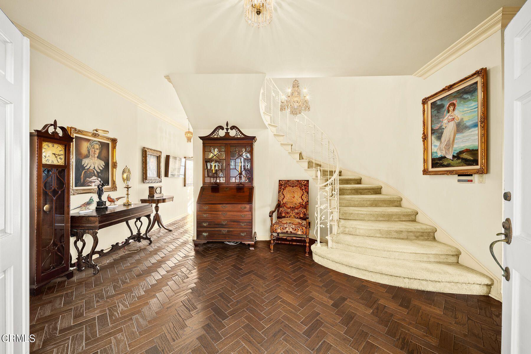 1826 Ransom Road Glendale, CA 91201 - Photo 11 of 61 a view of a livingroom with furniture and staircase