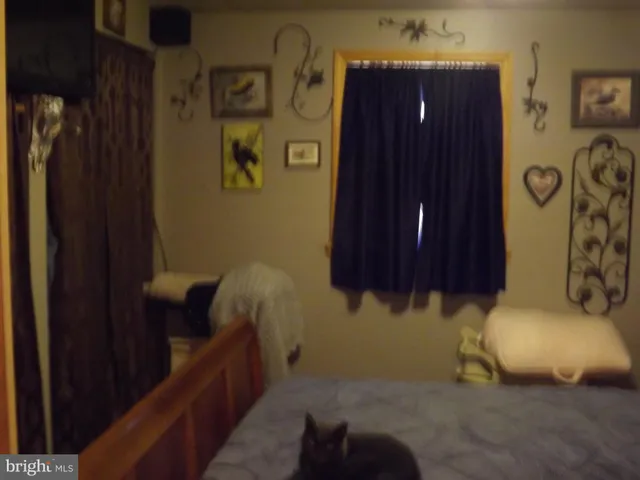 a view of a room with rack and furniture