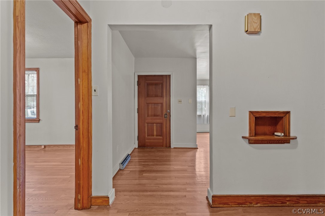 2916 Sherbourne Road North Chesterfield, VA 23237 - Photo 24 of 43 a view of a hallway with wooden floor and closet