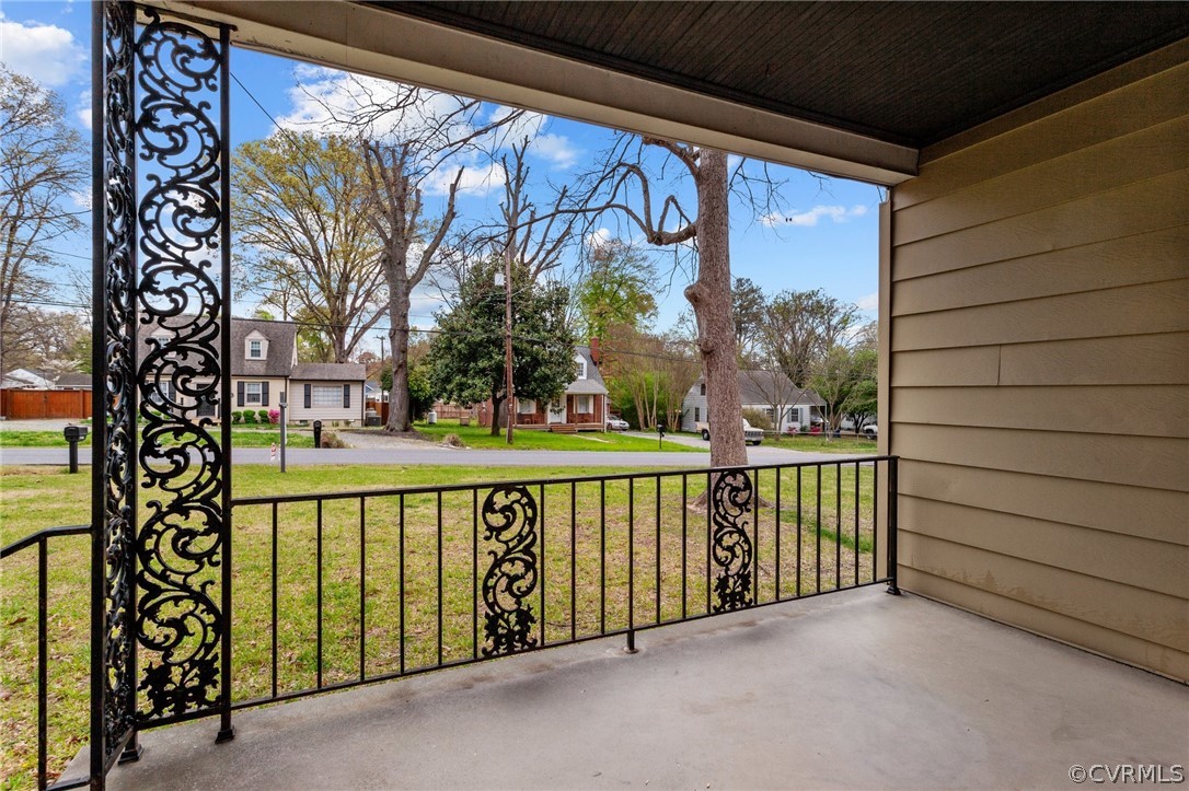 2916 Sherbourne Road North Chesterfield, VA 23237 - Photo 35 of 43 a view of a street with a sign on the wall