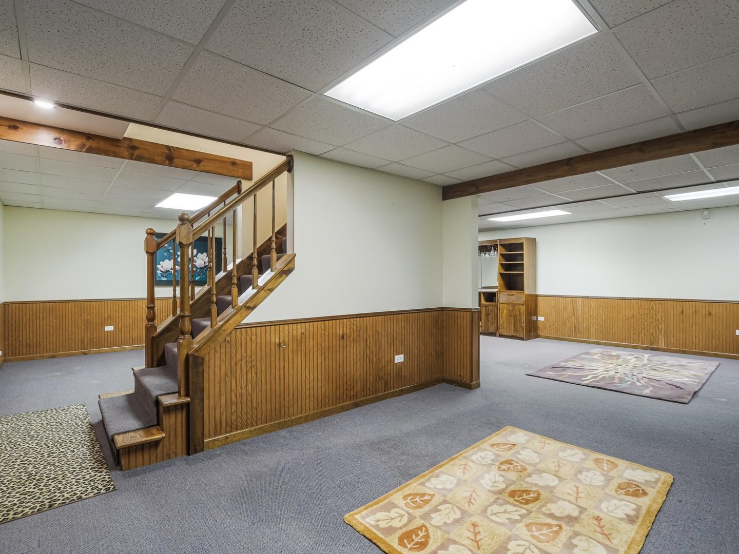 18036 Crystal Lane Lansing, IL 60438 - Photo 24 of 46 a living room with gym equipment with wooden floor