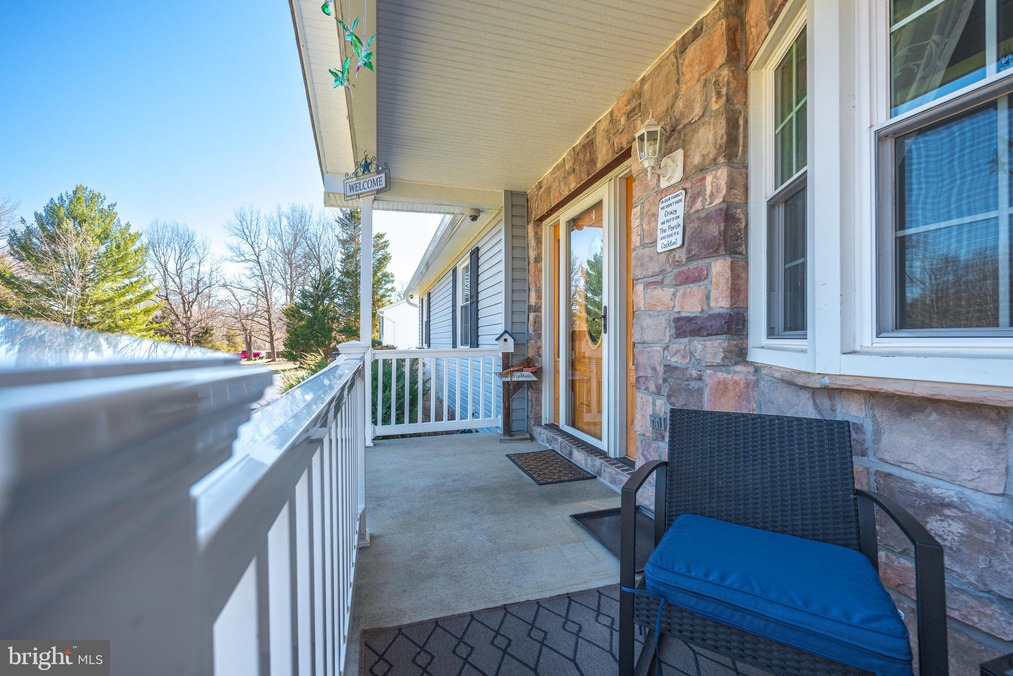 716 Paradise Road Aberdeen, MD 21001 - Photo 12 of 85 a view of a balcony with chairs
