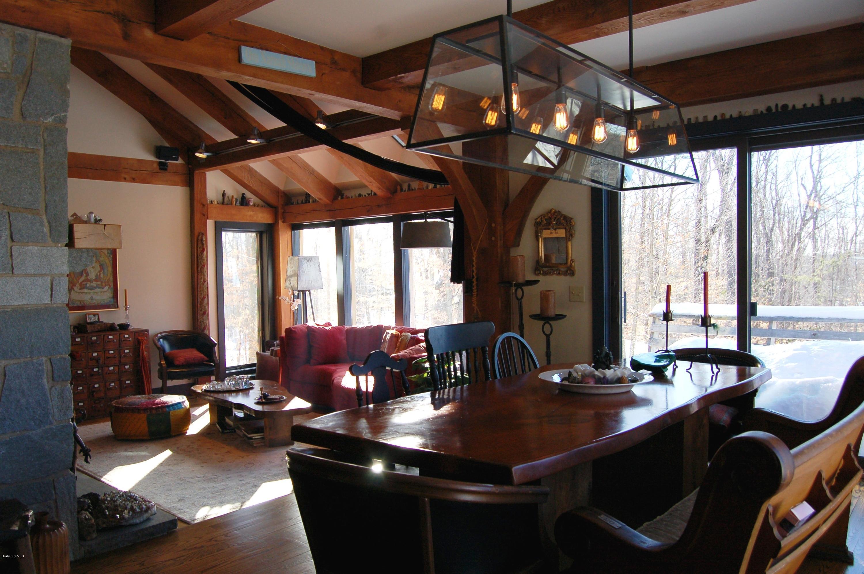 119 Hamilton Road Becket, MA 01223 - Photo 7 of 35 Dining Area to Living Room