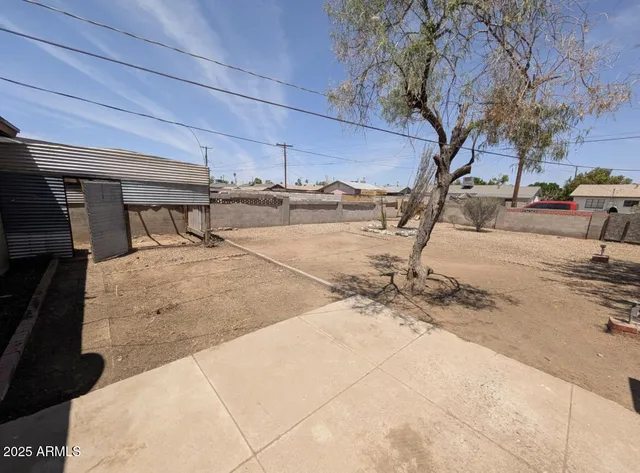 a view of outdoor space and seating area