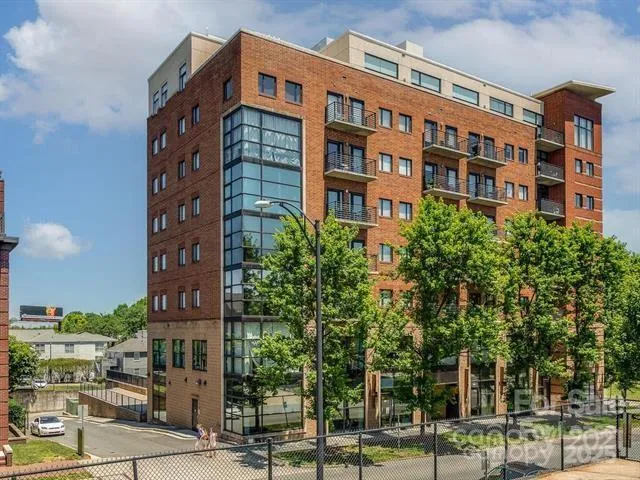 a front view of a building