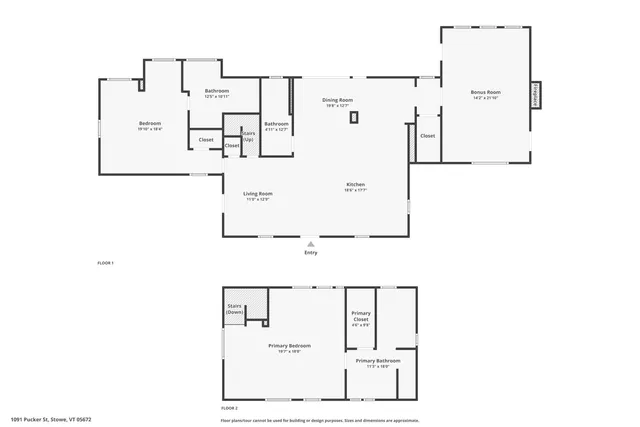 $1,099,000 | 1091 Pucker Street, Stowe, VT 05672