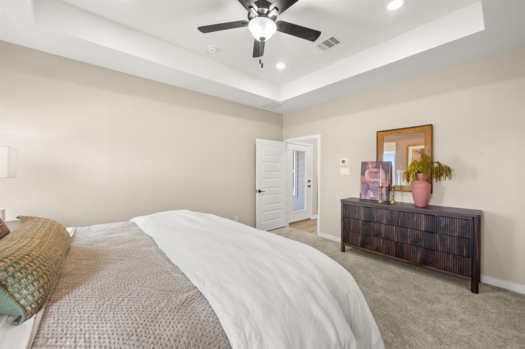 4328 Brayfield Road Fort Worth, TX 76036 - Photo 19 of 26 The Oakshire II- Primary Bedroom Suite with Tray Ceiling