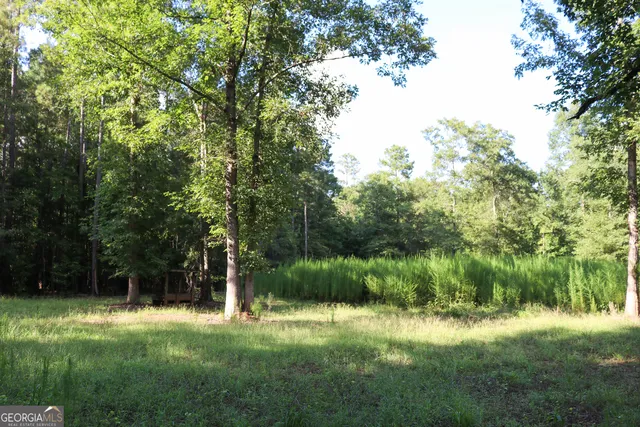 a bathroom with a shower curtain