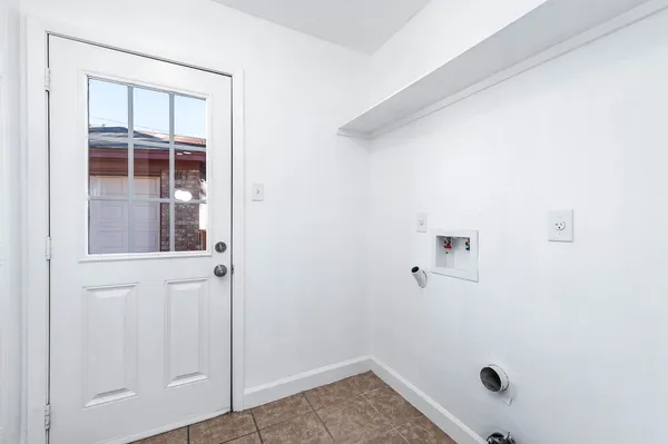 a bathroom with a window
