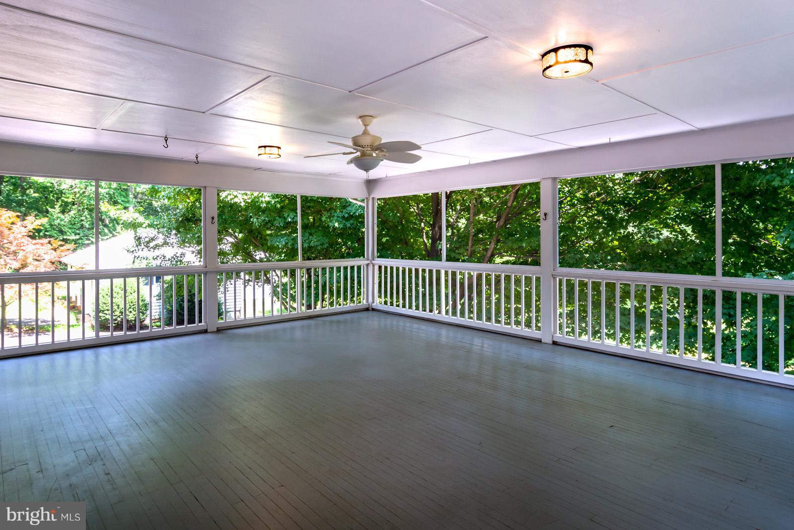 7401 Baldwin Ridge Road Warrenton, VA 20187 - Photo 28 of 30 Large screened-in porch with new ceiling fan