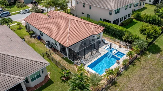 a view of outdoor space with seating