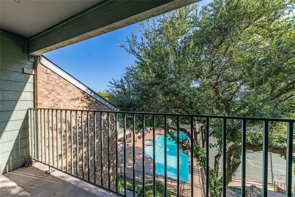 6108 Abrams Road, Unit 126 Dallas, TX 75231 - Photo 11 of 11 a view of a balcony