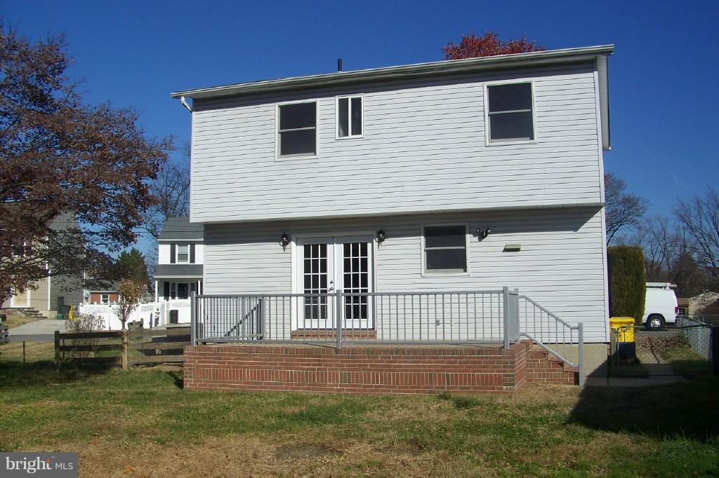 8442 Bedford Road Pasadena, MD 21122 - Photo 23 of 24 Rear View with Large Deck