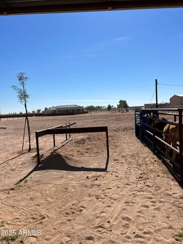 a view of a balcony with a lake view