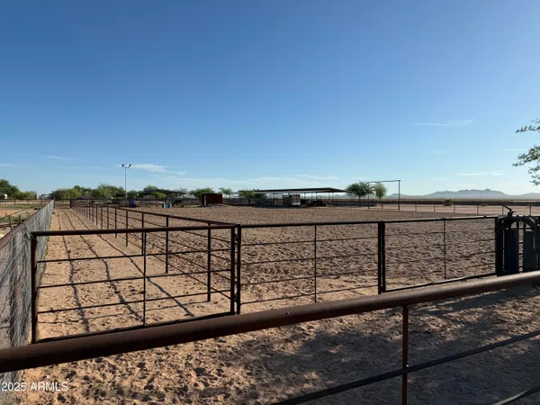 a view of a terrace with a bench