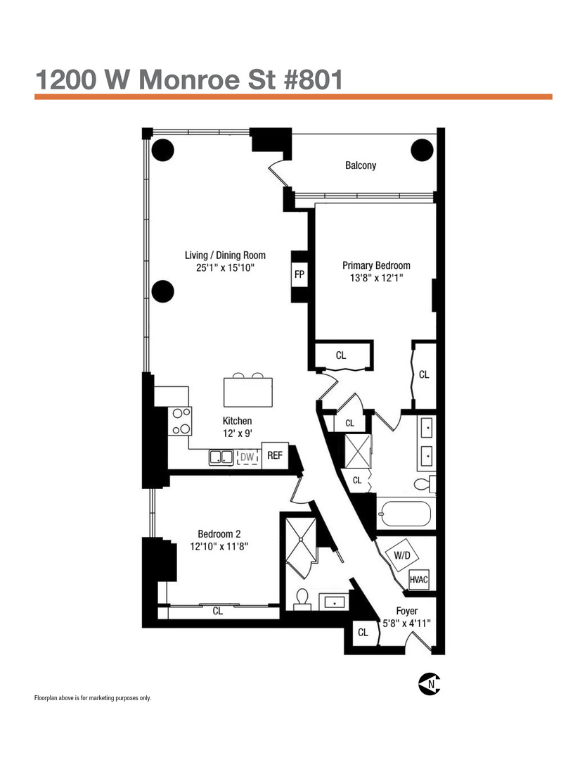 1200 West Monroe Street, Unit 801 Chicago, IL 60607 - Photo 26 of 26