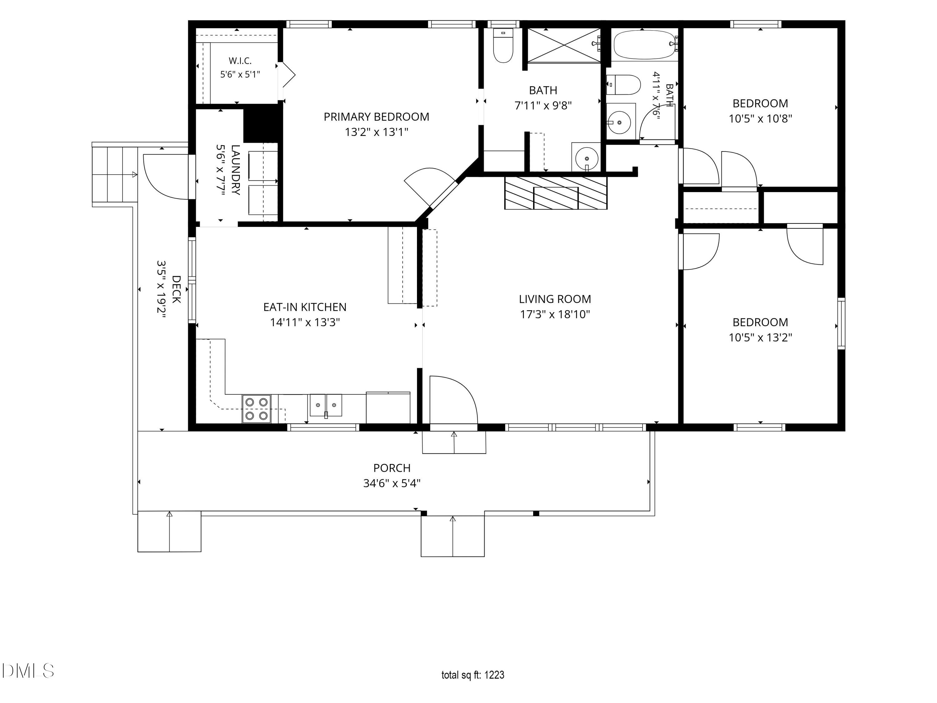 748 Hunters Circle Rougemont, NC 27572 - Photo 36 of 36 floor plan