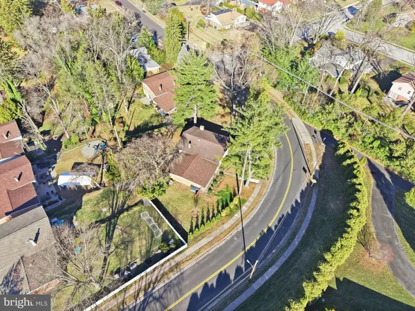 a view of a yard with a from a balcony