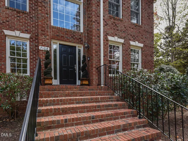 a view of a building with stairs