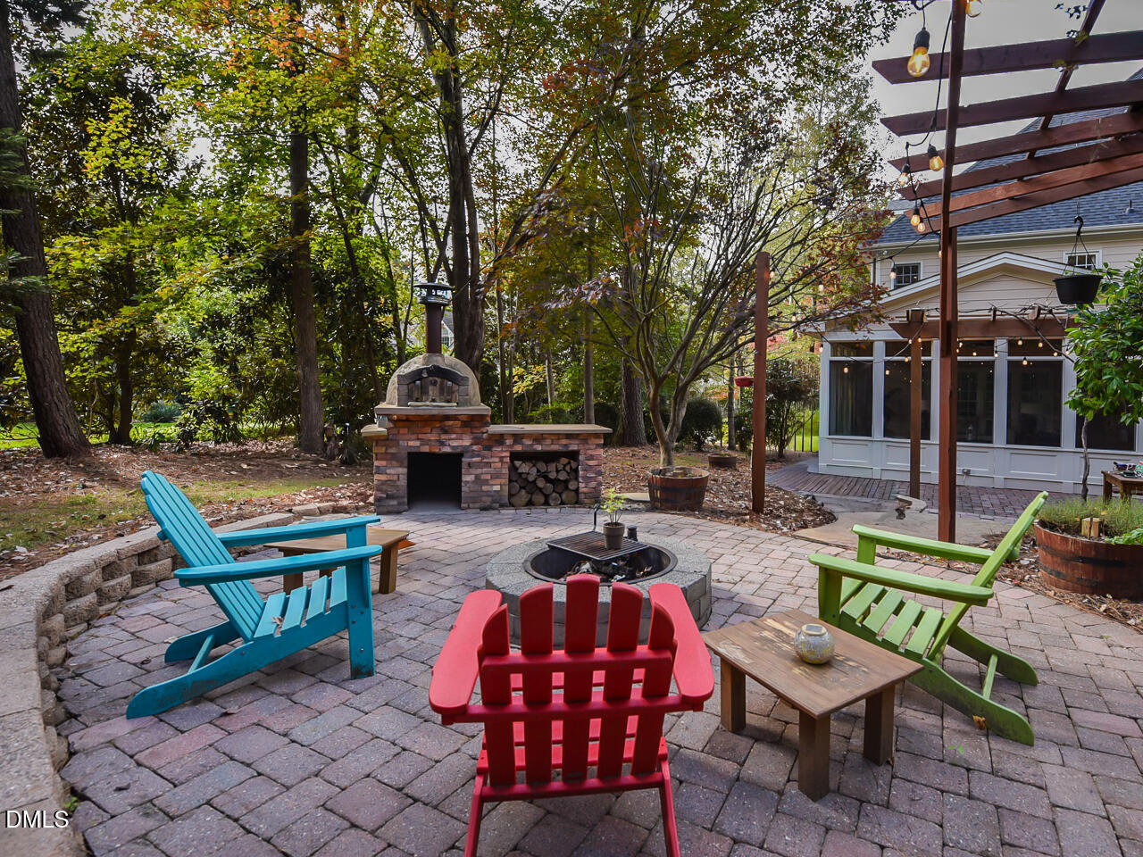 7108 Millstone Ridge Court Raleigh, NC 27614 - Photo 45 of 50 a view of a chairs and table in the patio