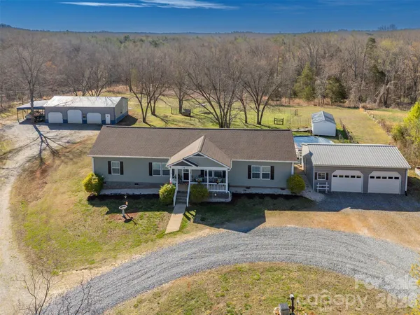 a view of a swimming pool with lounge chair