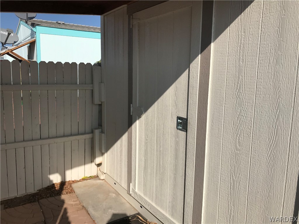 2066 East El Rodeo Road, Unit 5 Fort Mohave, AZ 86426 - Photo 32 of 34 Entrance to shed