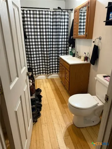 a bathroom with a sink and a toilet