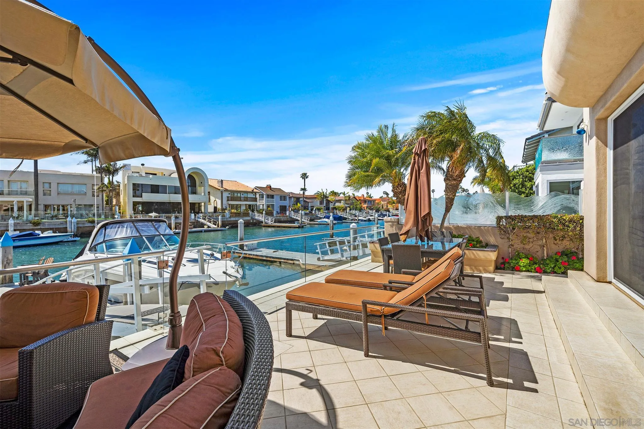 24 Sandpiper Strand Coronado, CA 92118 - Photo 13 of 55 a view of a patio with swimming pool