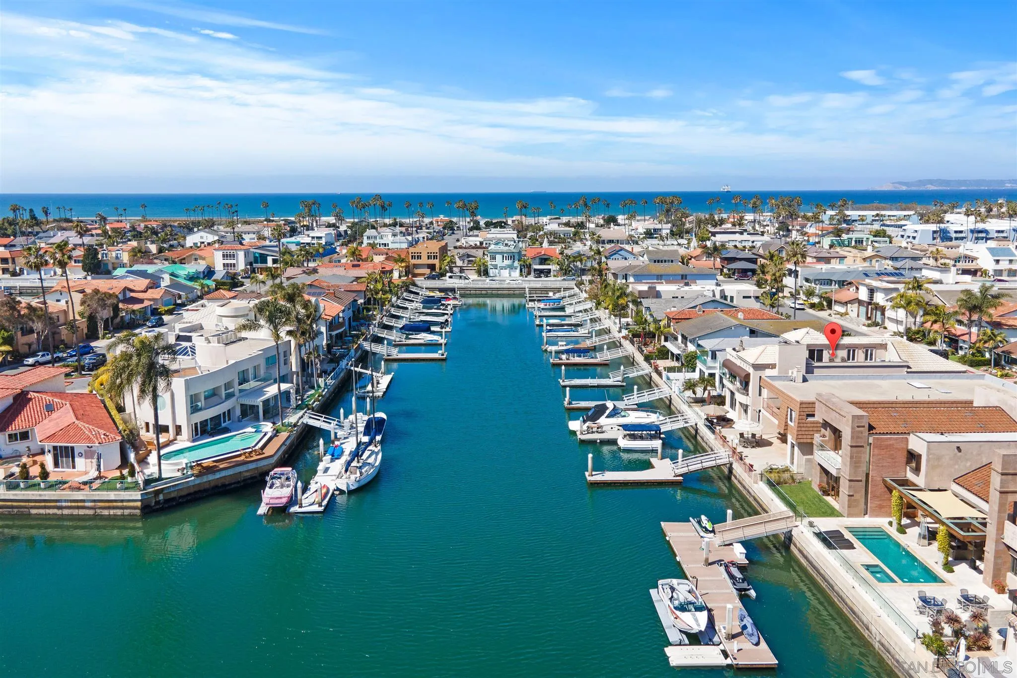 24 Sandpiper Strand Coronado, CA 92118 - Photo 3 of 55 an aerial view of residential houses with outdoor space