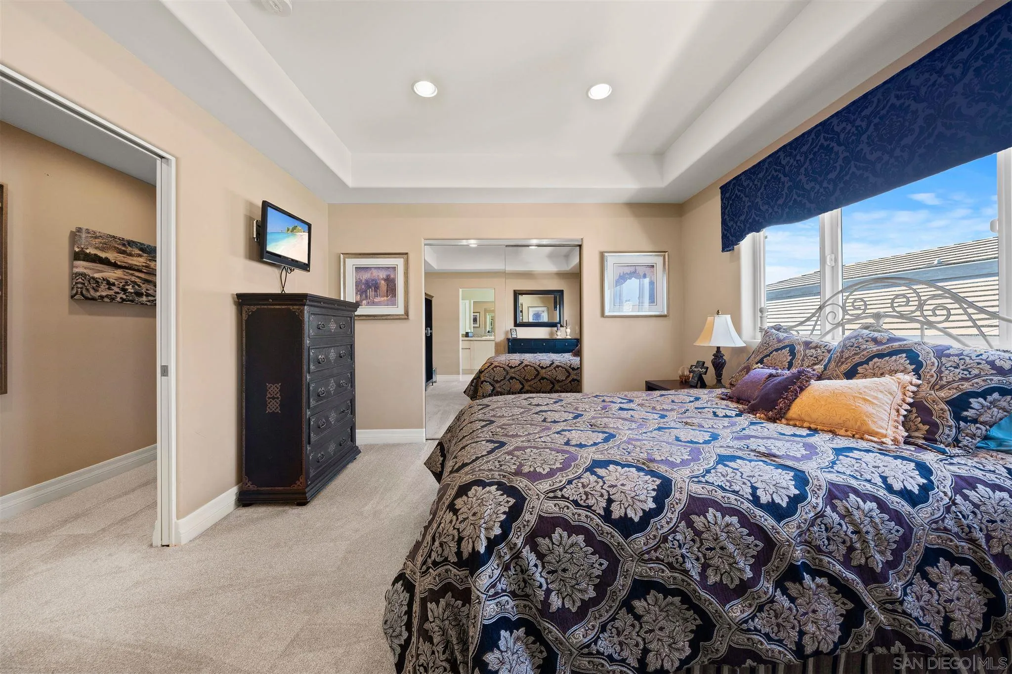 24 Sandpiper Strand Coronado, CA 92118 - Photo 43 of 55 a bedroom with bed and large window