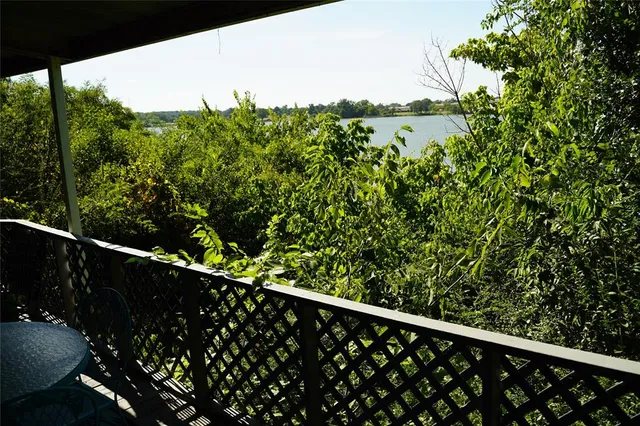 a view of lake and mountain
