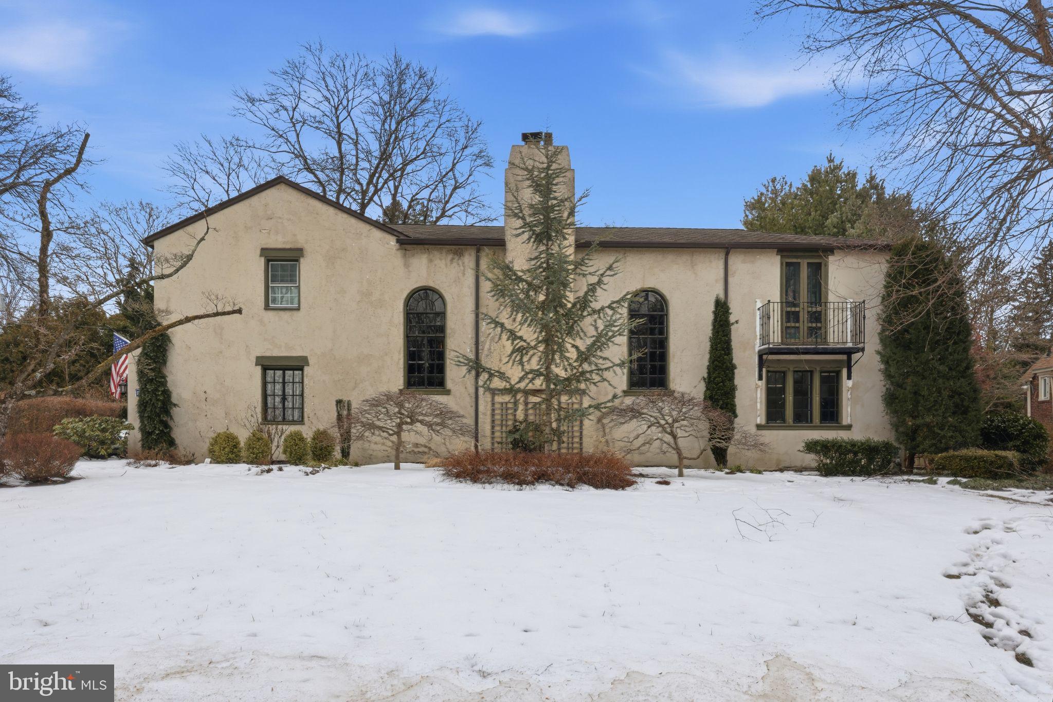 1202 Yarmouth Road Wynnewood, PA 19096 - Photo 1 of 34 Mediterranean Style Home in Lower Merion