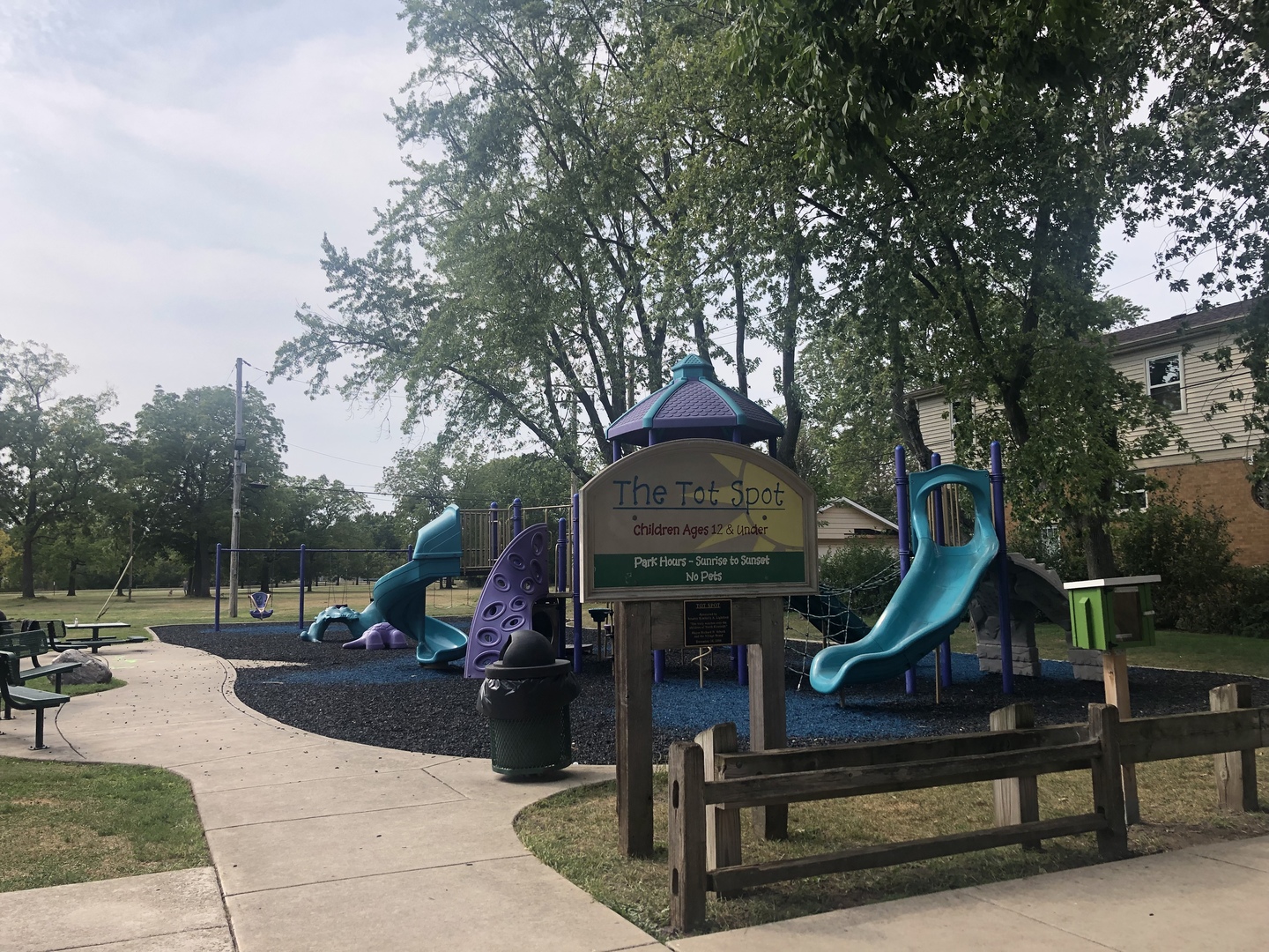2436 2nd Avenue North Riverside, IL 60546 - Photo 26 of 26 a park view with a bench and trees