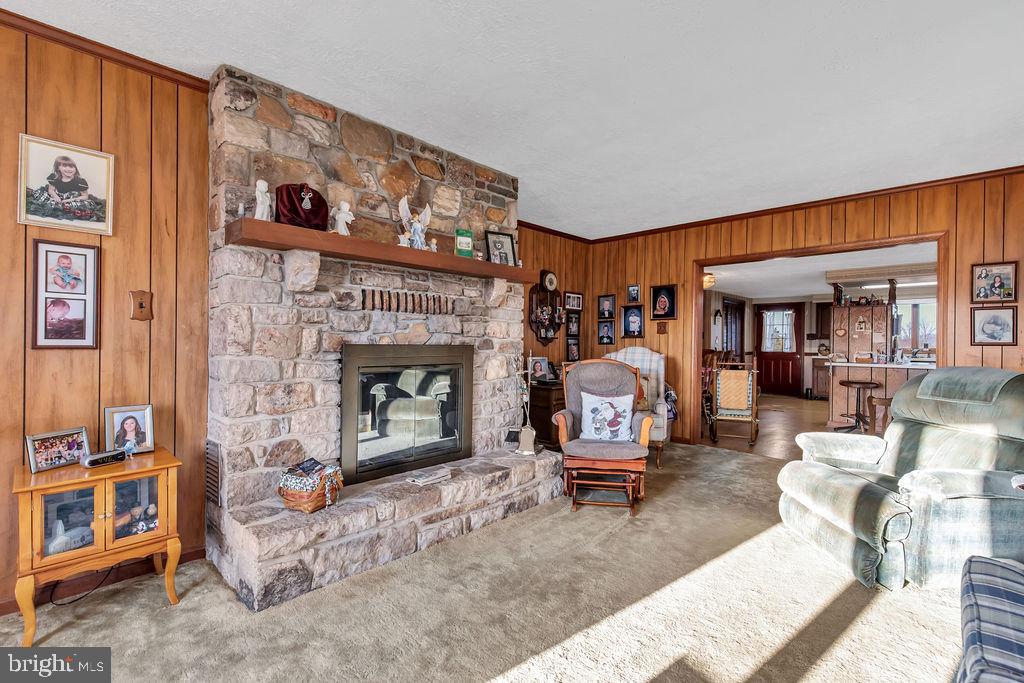 6224 Zepp Road Maurertown, VA 22644 - Photo 8 of 44 Family Room with Wood Burning Fireplace