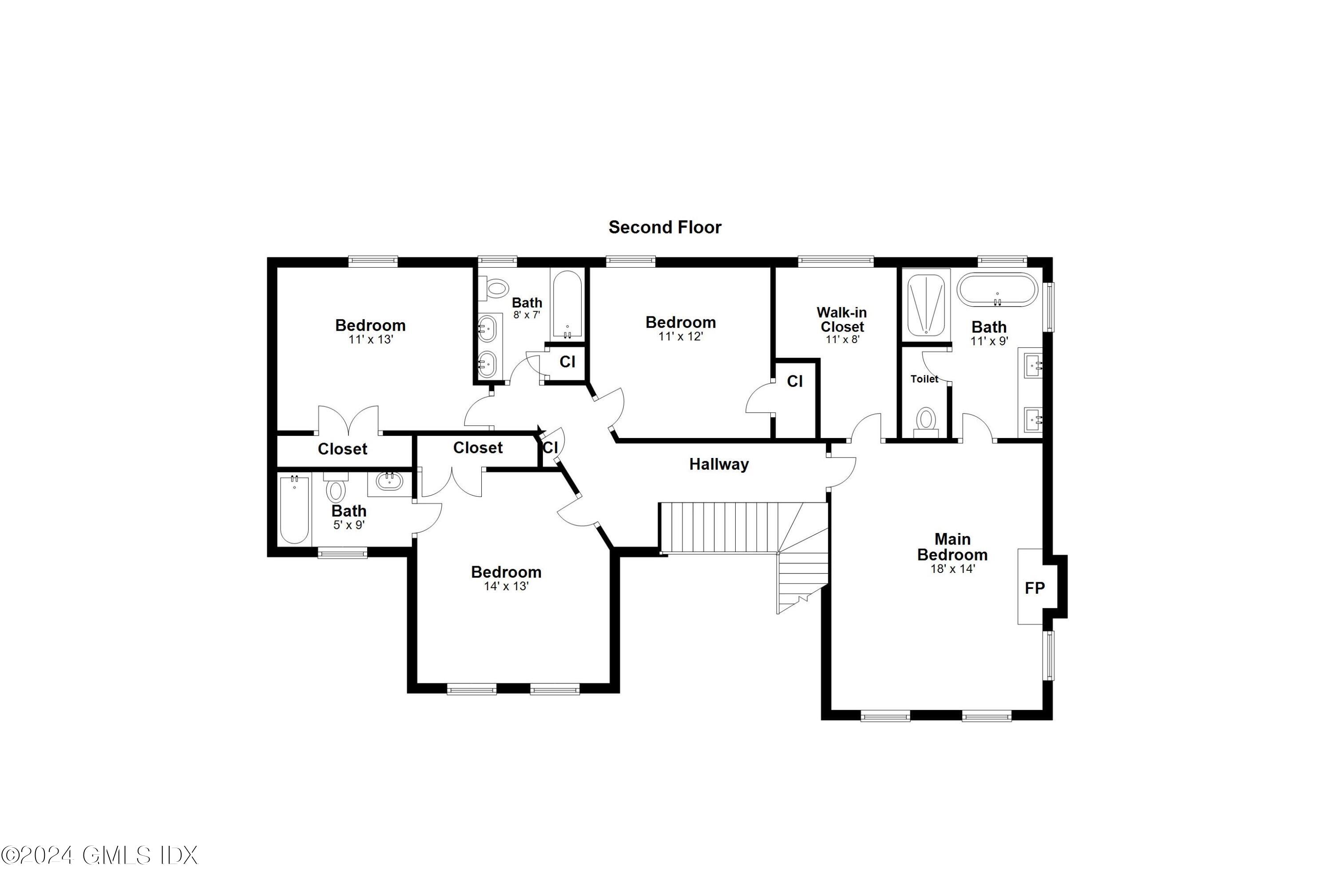 4 Grimes Road Old Greenwich, CT 06870 - Photo 22 of 22 a picture of a floor plan