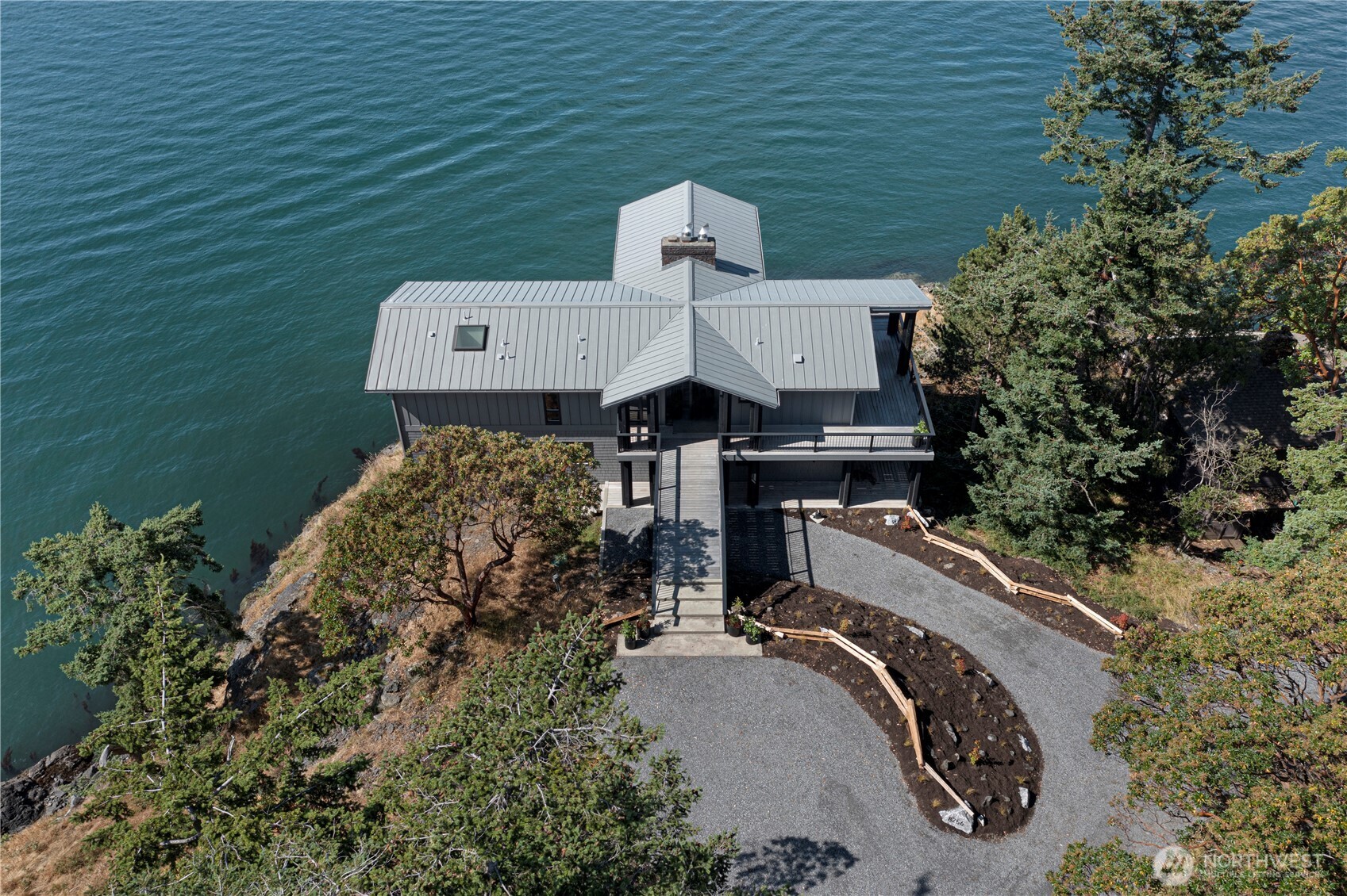8256 Orcas Road Orcas Island, WA 98280 - Photo 18 of 20 a front view of a house with garden