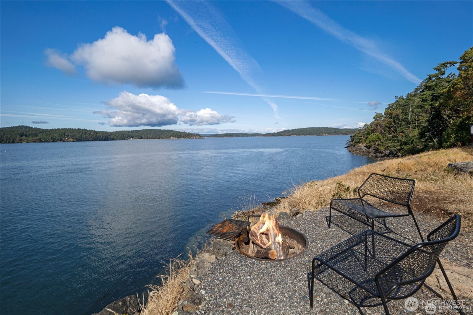 8256 Orcas Road Orcas Island, WA 98280 - Photo 2 of 20 a view of a lake from a balcony
