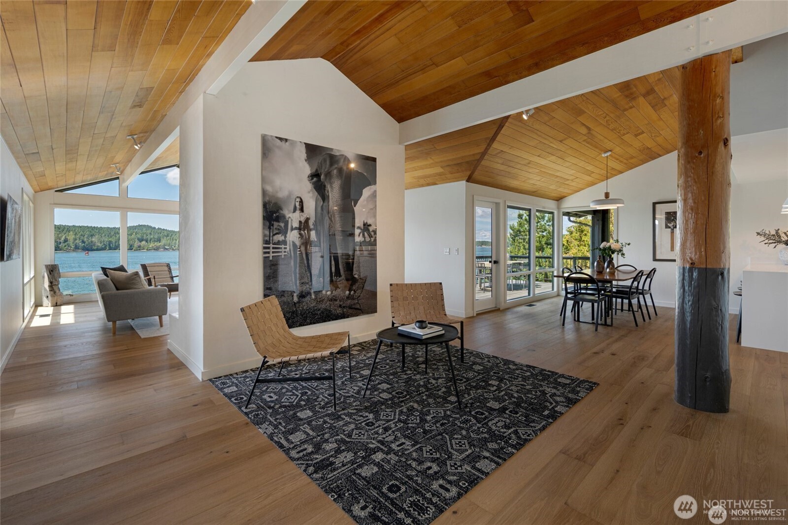 8256 Orcas Road Orcas Island, WA 98280 - Photo 6 of 20 a living room with furniture and a table